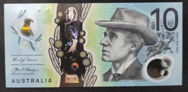 australie billet de 10 dollars 2017 pick 63 polymère neuf unc