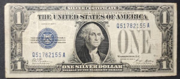 rare usa billet de 1 dollar série1928 a