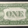 rare usa etats unis d'amérique billet de 1 dollar 1935 a sceau bleu spl