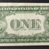 rare usa etats unis d'amérique billet de 1 dollar série 1935 a sceau bleu sup