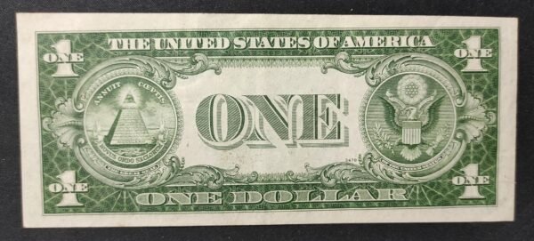 rare usa etats unis d'amérique billet de 1 dollar série 1935 a sceau bleu sup