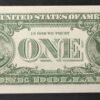 rare usa star note billet de 1 dollar série 1957 b sceau bleu neuf ( unc )