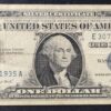 usa etats unis d'amérique billet de 1 dollar série a 1957 sceau bleu ! (copie)
