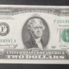 etats unis d'amérique usa billet de 2 dollars 1976 f (6) atlanta ga pr neuf