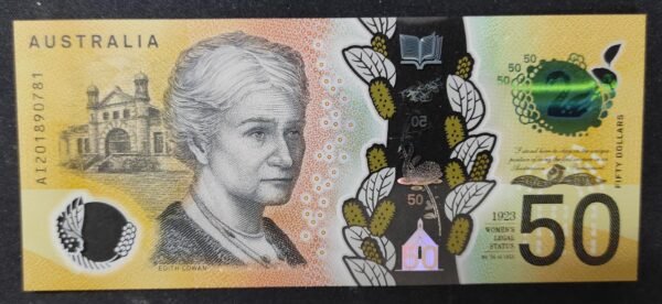 australie billet de 50 dollars 2020 pick 65 polymère neuf ( unc )