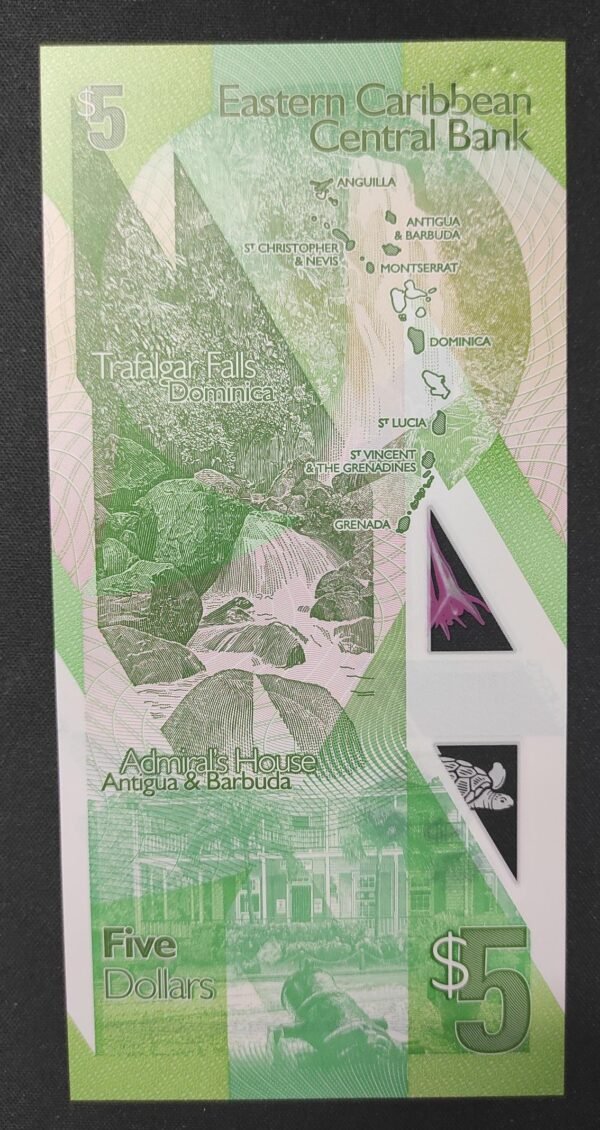 caraïbes orientale magnifique billet de 10 dollars 2021 neuf ( unc ) polymère (copie)