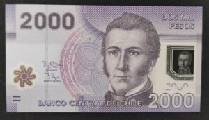 chili billet de 2000 pesos polymère 2014 pick 162d neuf ( unc ) chili billet de 2000 pesos polymère 2014 pick 162d neuf ( unc )