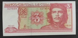 3 pesos 2005 che guevara neuf unc 3 pesos 2005 che guevara neuf unc