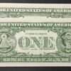 rare usa star note paire de billet 1 dollar de1963 f(6) atlanta géorgie neuf ( unc )