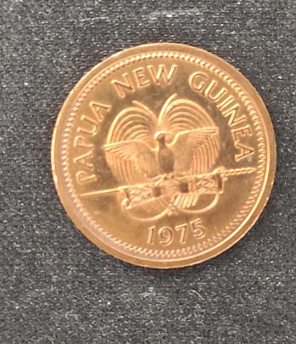 pacifique sud papouasie nouvelle guinée piece de 1 toea 1975