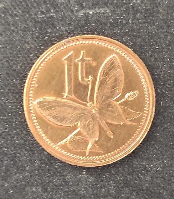 pacifique sud papouasie nouvelle guinée piece de 1 toea 1975