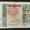 portugal billet de 5000 escudos de1997 pick 190 tb+