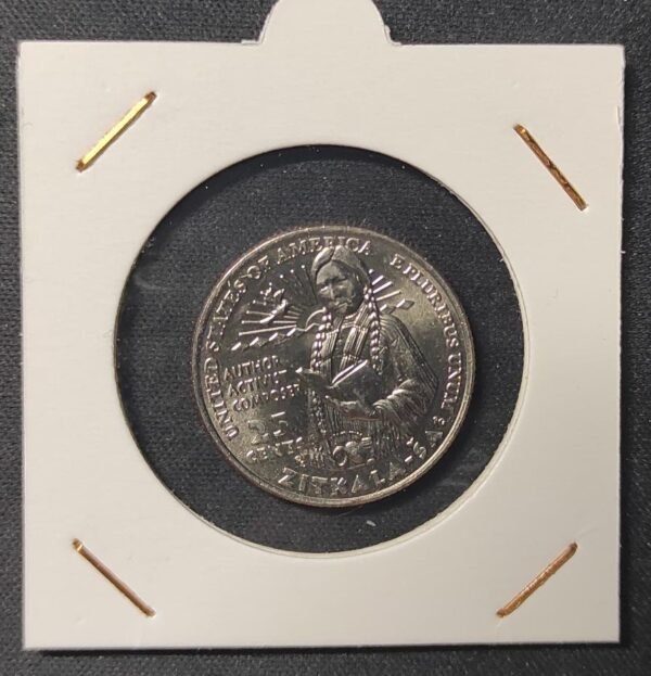 usa pièce de 25 cents quarter dollars zitkala sa 2024 lettre d