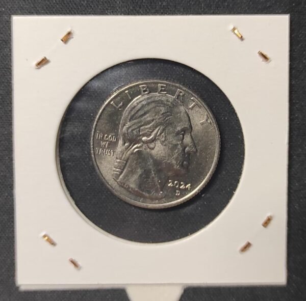 usa pièce de 25 cents quarter dollars zitkala sa 2024 lettre d