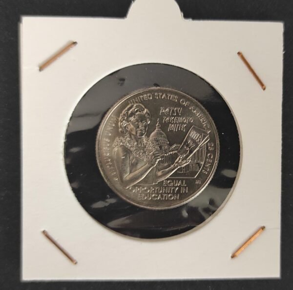 usa pièce de 25 cents quarter dollars patsy takemoto mink 2024 lettre p