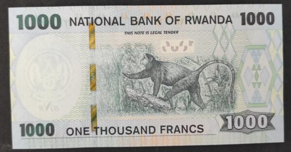 rwanda billet de 1 000 francs de 2019 pick 39 neuf ( unc )
