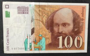 france billet de 100 francs cézanne 1997 ref : f.74/01 france billet de 100 francs cézanne 1997 ref : f.74/01
