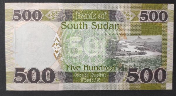 soudan du sud billet de 500 pounds de 2024 pick neuf unc