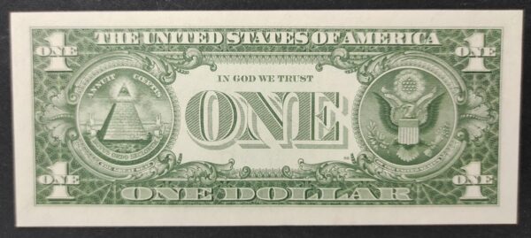 rare usa star note billet de 1 dollar série 1957 b sceau bleu neuf ( unc )