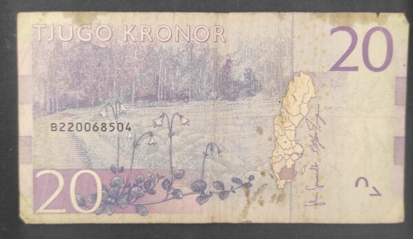 suède billet de 20 kronor de 2015 pick 69 circulé (copie)