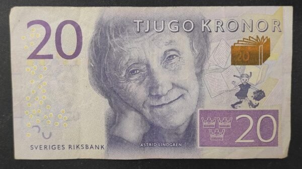 suède billet de 20 kronor de 2015 pick 69 circulé (copie)