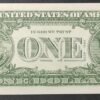 rare usa billet de 1 dollar série 1957 sceau bleu neuf ( unc )