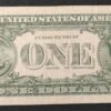 usa etats unis d'amérique billet de 1 dollar série b 1957 sceau bleu !
