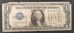 rare usa billet de 1 dollar série a 1928 s60867593a
