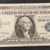 usa etats unis d'amérique billet de 1 dollar série b 1957 sceau bleu !