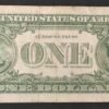 usa etats unis d'amérique billet de 1 dollar série a 1957 sceau bleu !
