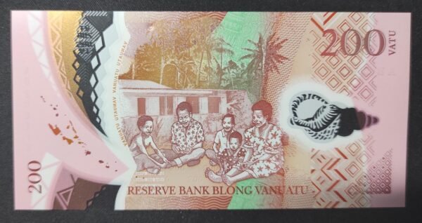 vanuatu ex nouvelles hébrides billet de 200 vatu neuf ( unc ) 2020 p 12
