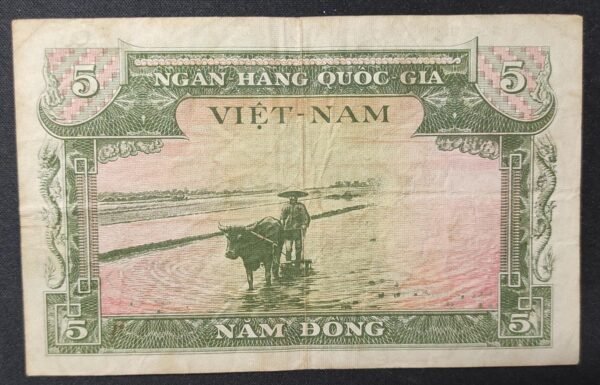 viet nam du sud billet de 5 dong 1955 pick 2 pr neuf ! (copie)