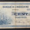 indochine française billet 100 piastes nd pick 78