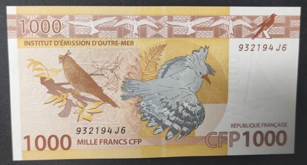 nouveauté nouvelle calédonie polynésie billet de 1000 francs neuf 4eme sign j6