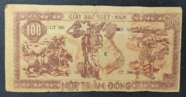 rare viet nam billet de 100 dông de 1948 pick 28