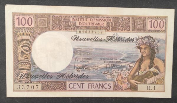nouvelles hébrides billet de 100 francs s.1 (copie)