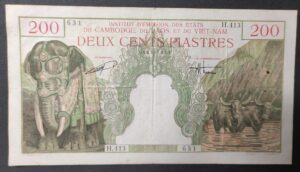 rare indochine française billet 200 piastes type 1953 pick 109 tb (copie) rare indochine française billet 200 piastes type 1953 pick 109 tb (copie)