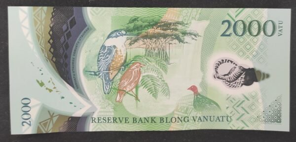 vanuatu ex nouvelles hébrides billet 2000 vatu 2014 pick 14