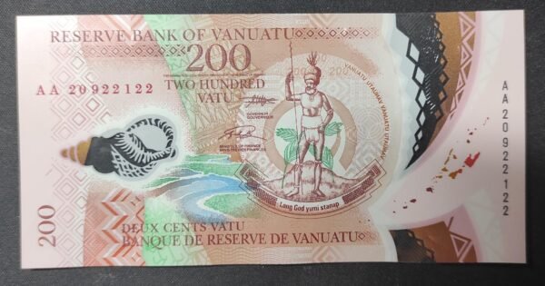 vanuatu ex nouvelles hébrides billet de 200 vatu spl 2020 p 12