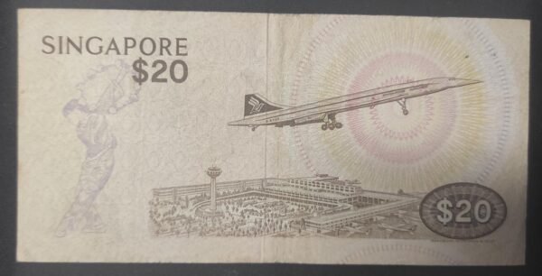 singapour billet de 20 dollars 1979 pick 12 concorde oiseau (copie)