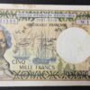 rare nouvelle calédonie 5000 francs mention " nouméa " alphabet w.1