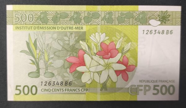polynésie française nelle calédonie billet 500 francs pr neuf 1e signature b6