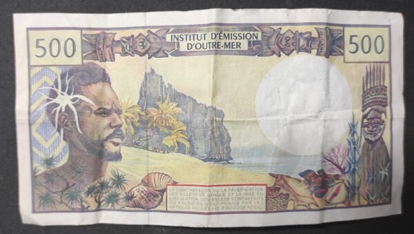 billet 500 francs ieom nouvelle calédonie polynésie k.011 ( 2004 ) 9eme sign