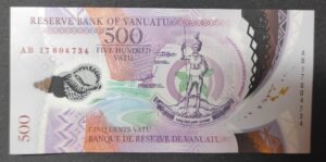 vanuatu ex nouvelles hébrides billet 500 vatu de 2017 aa 17 006812 pick 18 neuf (copie)