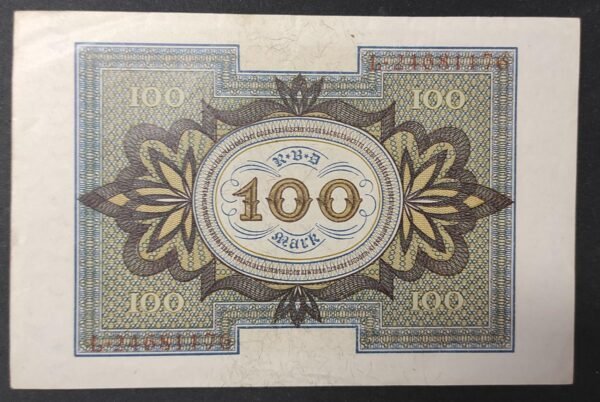 allemagne billet de 100 mark de 1920 pick 69 (copie)
