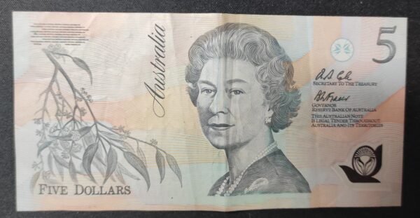rare australie billet de 5 dollars 1992 aa 34462395 pick 50a polymère