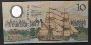 rare australie 10 dollars commémoratif 1988 pick 49 ttb