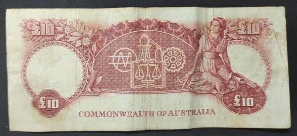 australie billet de 10 pounds 1960 pick 36 tb