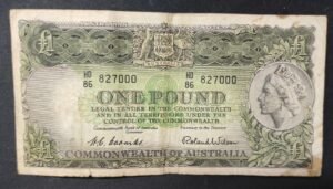 australie billet de one pound commonwealth of australia pick 30 1953/60 (copie) australie billet de one pound commonwealth of australia pick 30 1953/60 (copie)