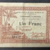 tres rare nouvelle calédonie billet de 1 franc marron et noir type 1919 km.448 !